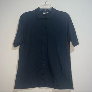 Outer Banks Black 100% Cotton Men’s Breathable Classic M Polo Top NWOT